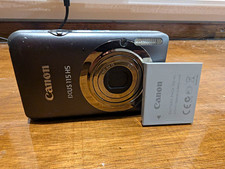 Canon IXUS 115 HS Black Compact Digital Camera 12.1MP 4x Zoom Full HD +Battery