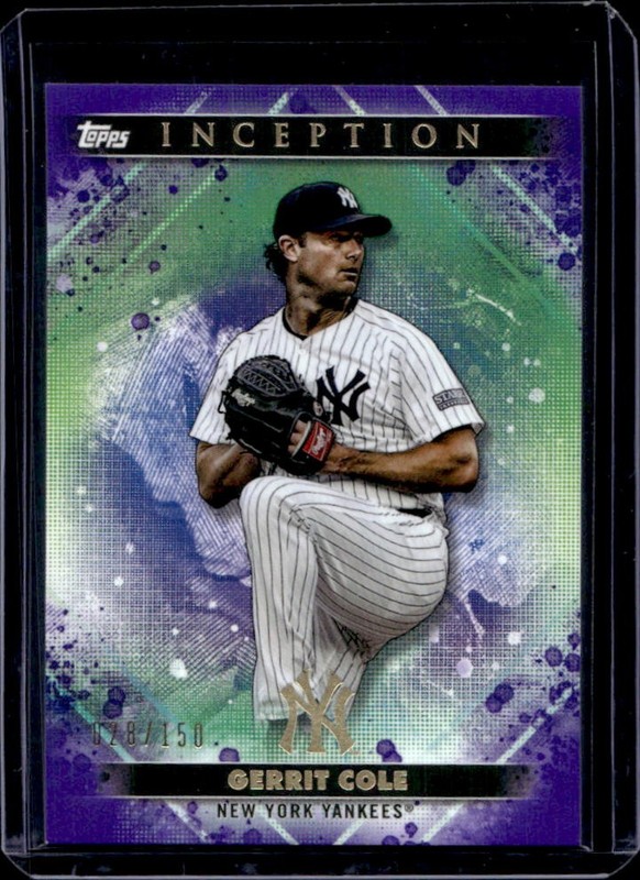 2024 Topps Inception Gerrit Cole Purple #/150 New York Yankees