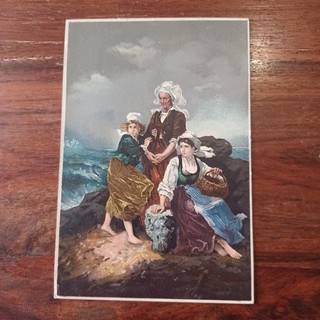 ADVERTISING CARD HOLLOWAYS PILLS AND OINTMENTS