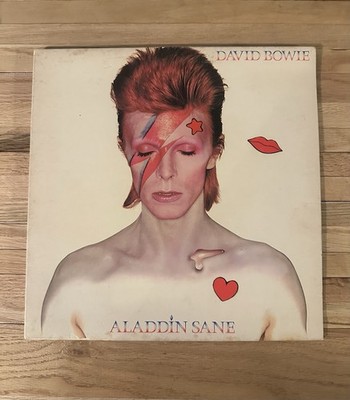 DAVID BOWIE Aladdin Sane Vinyl LP RCA LSP-4852 1st Press Gatefold 1973 VG+