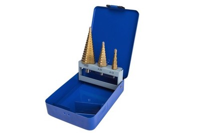 BlueSpot Tools HSS Stufenbohrer-Set 4-32 mm 3-teilig 20504