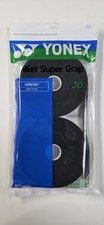 Yonex Wet Super Grap Overgrips 30Pk Black