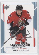 2008-09 Upper Deck MVP Daniel Alfredsson #203 HOF 0i6