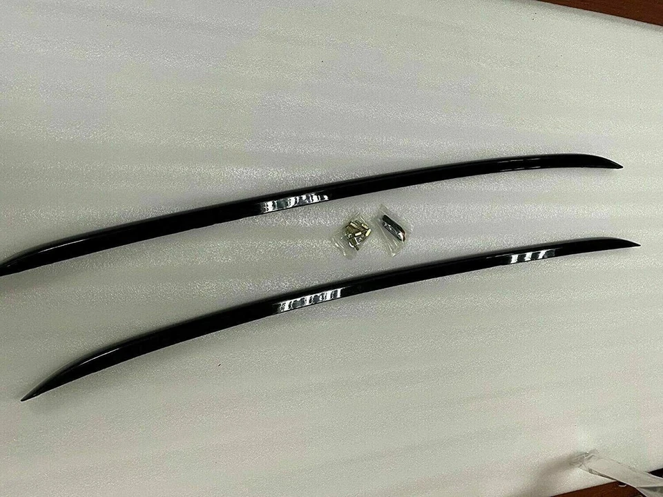 Barra transversal barra transversal riel lateral barra portaequipajes de techo 4 piezas apta para Acura RDX 2013-2017 2018 Foto 4 de 4