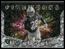 2020 Panini Prizm #15 Josh Jacobs Fireworks Prizms No Huddle