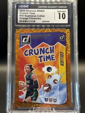 GEM 10 💎 Nepheesa Collier /75 Crunch Time Fireworks Orange Donruss WNBA MN Lynx