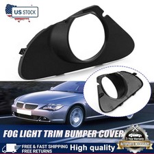 Fit 04-10 Bmw 650i645ci Front Right Passenger Bumper Fog Light Covers Bezel Trim Fit 04-10 Bmw 650i645ci Front Right Passenger Bumper Fog Light Covers Bezel Trim