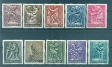 Vatican 1966 - Y & T n. 441/50 - Le Travail Humain (Michel n. 490/99)
