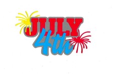 PREMADE SCRAPBOOK-PAPER PIECING-INDEPENDENCE DAY-TITLE-4TH OF JULY-JULY 4th