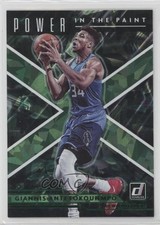 2021 Panini Donruss Power in the Paint Holo Green Ice Giannis Antetokounmpo 05ol
