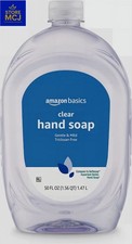 Amazon Basics Gentle Mild Clear Liquid Hand Soap Refill Triclosan-free 50 Fl OZ 0.17 per fl oz