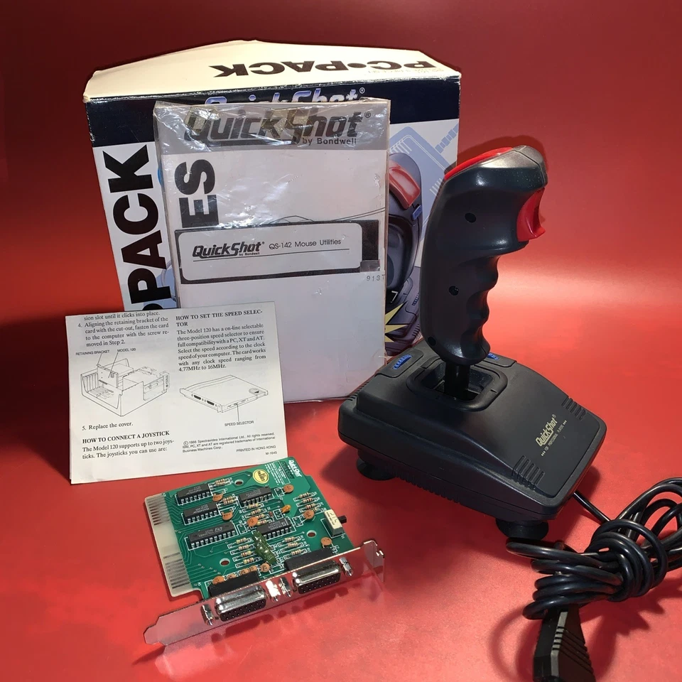 Quick Shot PC•PACK Model QS-161 PC Joystick Flightstick Warrior 5 - Image 2 of 4