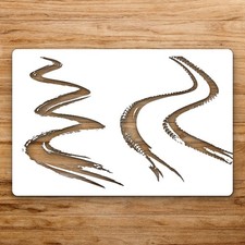 Brushstroke Pat Large Reusable Wall Stencil For Painting DIY Home Decor Template