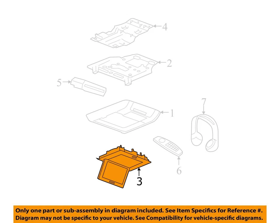 Sistema de entretenimiento con pantalla Info-GPS-TV Opt U42 compatible con 07-14 ESCALADE 560357 Foto 3 de 4