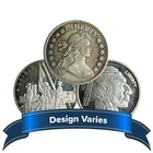 1 Troy oz Silver Round .999 Fine Generic Impaired