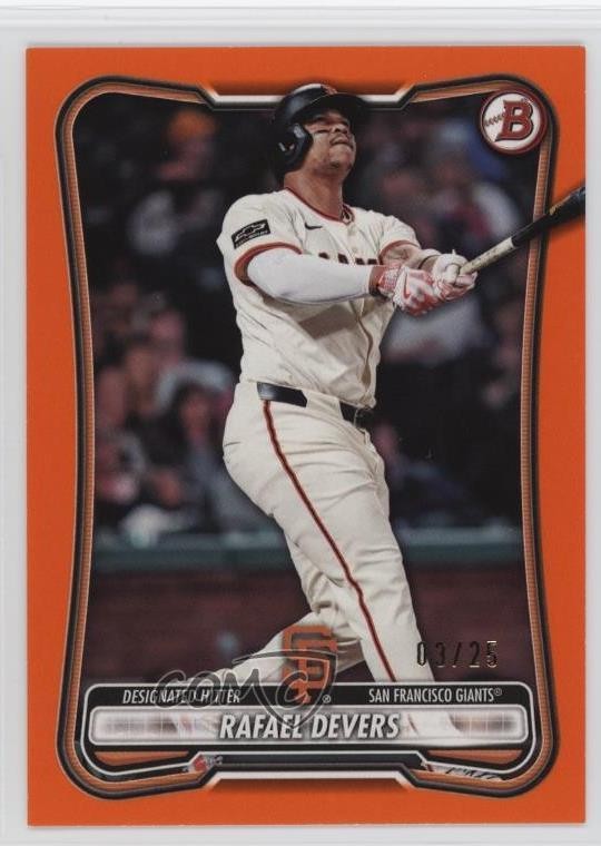 2026 Bowman Orange 3/25 Rafael Devers #89 1s73