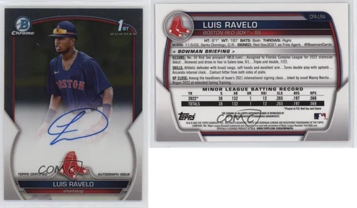2023 Bowman Chrome Prospect Auto Luis Ravelo #CPA-LRA Auto