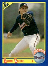 1990 Tommy Greene Baseball Score #640 Card