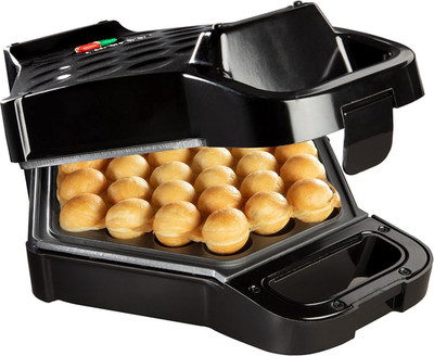 Bubble Waffle Maker - Electric Non Stick Hong Kong Egg Waffler Iron Griddle W/Re