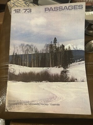 1973 NORTHWEST ORIENT AIRLINES  PASSAGES  INFLIGHT MAGAZINE Volume 4 Number 12