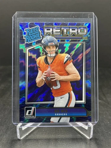 2024 Panini Donruss Football Bo Nix RC Rated Rookie Retro #19 (B)