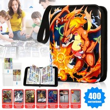 XXL Sammelalbum für 400 Pokemon Karten Sammelmappe Ordner Heft Glumanda