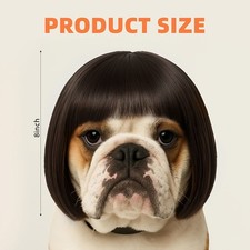 Adorable Stylish Fashionable Charming Playful Funny Pet Universal Decorative Wig
