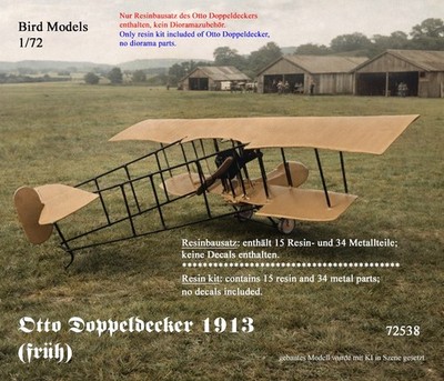 Otto Doppeldecker 1913 (früh)    1/72 Bird Models Resinbausatz / Resin kit