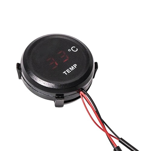 RedBlue Waterproof LCD Thermometer for Motorcycle Temperature Monitoring - Picture 5 of 9
