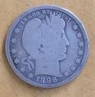 1896 O Barber Quarter Scarce New Orleans