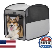 Petsfit Portable Pop Up Dog Crate for Medium Dogs, Waterproof Pet Cage, 26x18x22