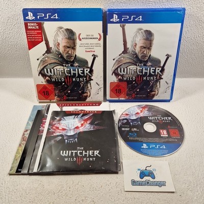 The Witcher 3 Wild Hunt - Playstation 4 PS4 - PAL Deutsch - OVP - Inkl. Schuber