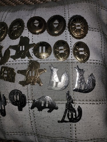 Lotto 20 Concho Western Destash vintage - Foto 3 di 19