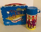 Vintage 1971  The Harlem Globetrotters Metal Lunchbox & Thermos — photo 2