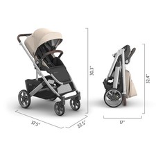 travel stroller for airplane Mompush Lithe V2 Stroller Gray