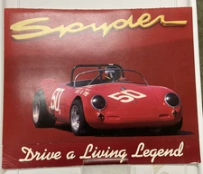 Beck Porsche 550 Spyder Original Car Sales Brochure "DRIVE A LIVING LEGEND 