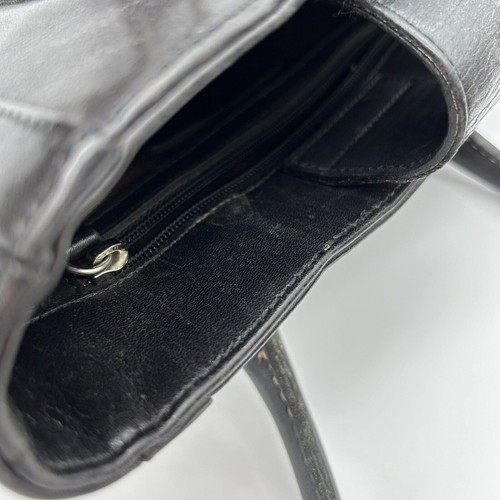 Borsa Coach vintage in pelle nera Bonnie Legacy sottile 9422 - Foto 11 di 14