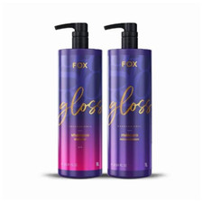 Fox Gloss Brazilian Progressive Hair Treatment Kit Professional Smoothing
