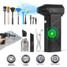Compressed Air Duster With LED Light Vacuum Cleaner Max 160000RPM
