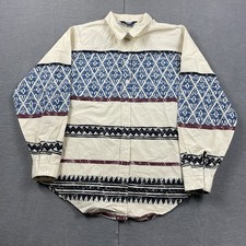 Vintage Brooks Dunn Shirt Mens Medium Aztec Western Rodeo Cowboy Graphic USA