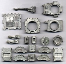 Warhammer 40K Space Marines Predator Tank Rogue Trader Era Metal Parts Set