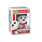 Funko Pop! (Ad Icons) - Coca-Cola Polar Bear 58 Sealed  NEAR MINT FLOCKED  RARE