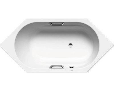 Badewanne KALDEWEI VAIO 6 STAR 959 90 x 190 cm mit Griffbohrungen alpinweiß glän