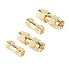 2 Pcs SMA Male to SMA Male Plug+ 2 Pcs SMA Female to SMA Female Jack 5330