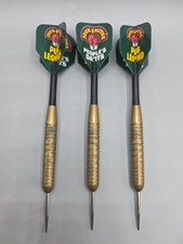 Vintage Brass Dart Set with Green Flights - 24g -