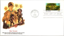 US FDC-Boy Scouts Of America-Fleetwood Cachet-1985-Scott# 2161