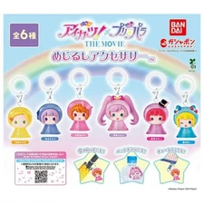 Aikatsu! x PriPara THE MOVIE Mejirushi figure / Gacha Full Set of 6 Capsule Toys