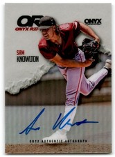 2025 ONYX RIPS SAM KNOWLTON.. AUTO ARIZONA DIAMONDBACKS #RABSAKN