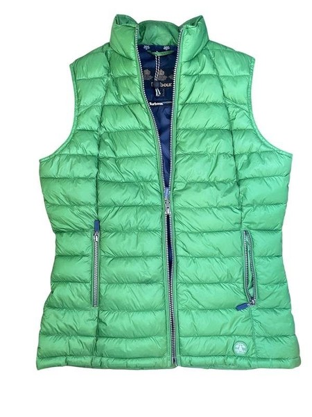 Women Barbour Vest Green Polyamide M
