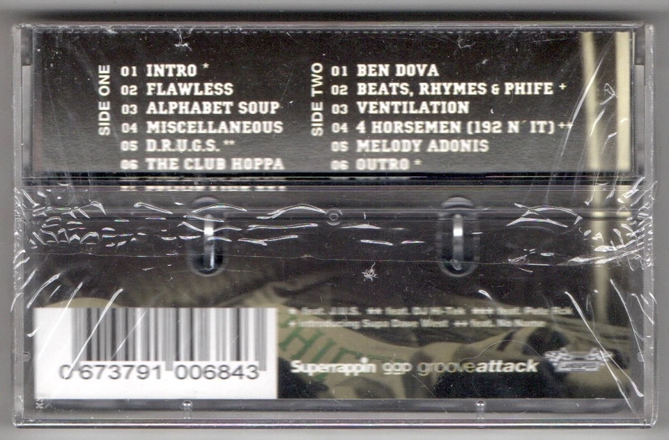 PHIFE DAWG Ventilation SEALED Rap Hip Hop Tape A Tribe Called Quest Pete Rock - Image 2 of 3